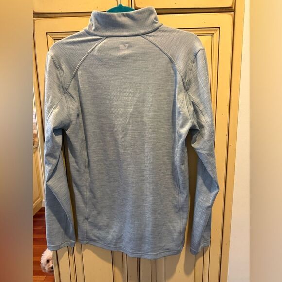 Vineyard Vines Grey-blue Quarter-Zip Pullover, Men’s XS - Picture 4 of 8